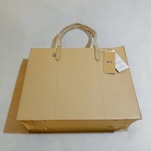 BEIS The Large Tote Bag in Beige